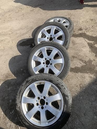 Колеса в сборе 225 / 50 / R 17, Зима, Б/у, Комплект, Легковые, Литые, отверстий - 5