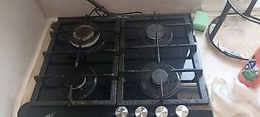 fre fire: Газовая печь, Новый, Встраиваемая, цвет - Черный — 4