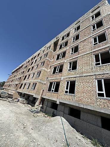 Квартиры: 3 комнаты, 87 м², Аламудун с. Индивидуалка, 5 этаж, ПСО (под самоотделку) — 5