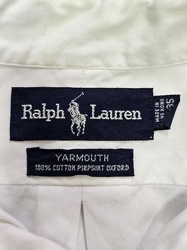 Көйнөктөр: Эркектердин көйнөгү, L, Polo Ralph Lauren, Колдонулган, түсү - Ак, Өзү алып кетүү — 4