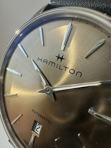 Чемодандар: Hamilton Jazzmaster Thinline Auto с надёжным автоматическим механизмом — 1