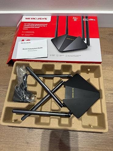 Модемы и сетевое оборудование: Wi-Fi роутер Mercusys MR30G AC1200 Gigabit Wi-Fi Router Продаю — 1