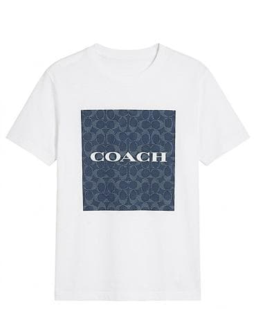Мужская одежда: Футболка COACH с фирменным принтом(ни разу не одевалась ) -размер L - — 1