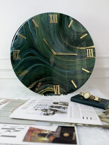 часы из эпоксидной смолы: Часы настенные ручной работы в наличии и на заказ ‼️Цены от 2800 — 1