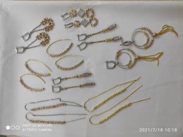 Ювелирные изделия: Италия Эксклюзив Серебро покрыто желтое золото пробы 925 Есть доставка — 1