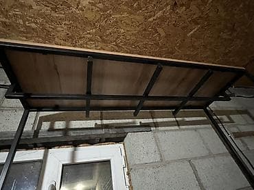 большой компьютер: Полка для вещей и одежды, Б/у, Железо — 6
