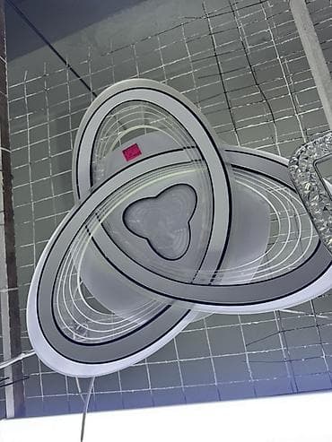 шипу: Светодиодная потолочная люстра с геометрическим дизайном - Тип — 1