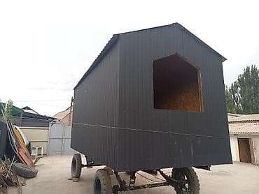 вагон жилой на колесах: Передвижной бытовой вагончик на шасси - Каркасный модуль на — 1