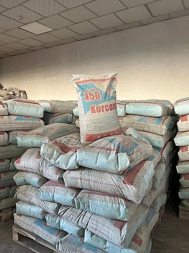 бетон мещалка: Korcem цемент, M-450, 50 кг/м³ — 1