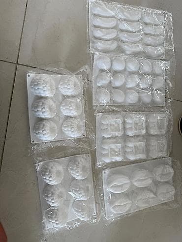 одноразовая посуда с крышкой: Набор кондитерских силиконовых форм - Материал: пищевой силикон — 1