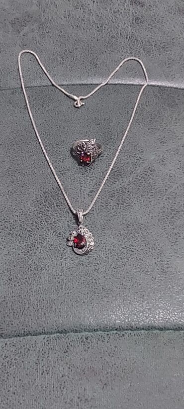 Набор украшений, Проба 925, Женские, Новый