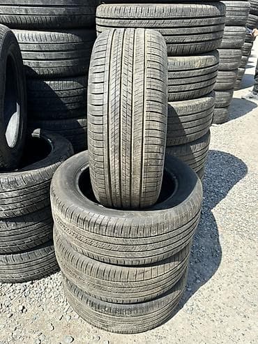 Шины 225 / 55 / R 17, Лето, Б/у, Комплект, Легковые, Корея, Nexen