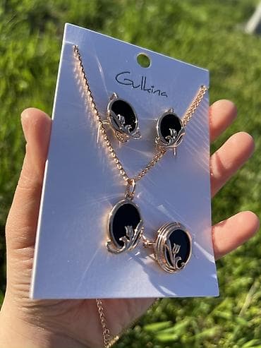 золотые изделия цена: Дубайская бижутерия 💎💍 Набор украшений Gulkina из трех предметов: - — 7