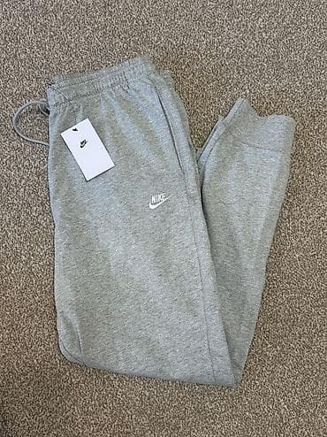 Мужские брюки, L, Nike, Новый, цвет - Серый, Самовывоз, Бесплатная доставка, Платная доставка