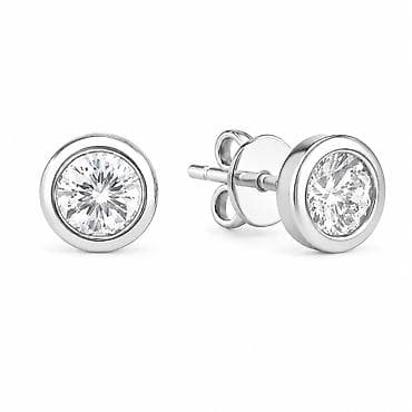 35703 — Серьги из серебра 925 с муассанитом - Материал: серебро 925 at lalafo.kg 35703 — Серьги из серебра 925 с муассанитом - Материал: серебро 925