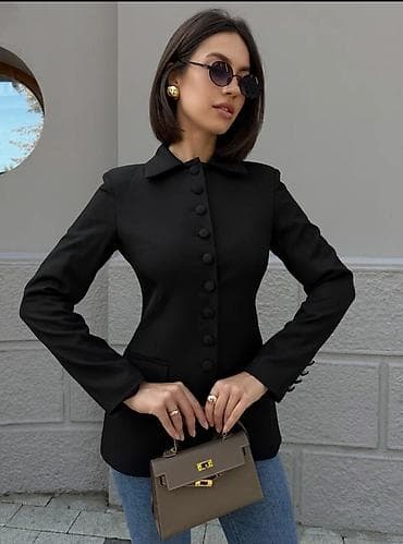 женские пиджаки: Пиджак, Классическая модель, Приталенная модель, Made in KG, Все размеры — 2