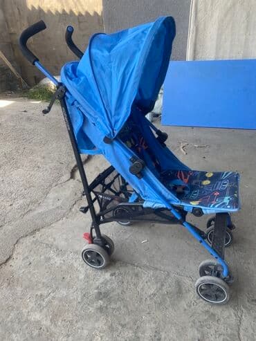 прогулочные коляски cam: Коляска, цвет - Голубой, Б/у — 1