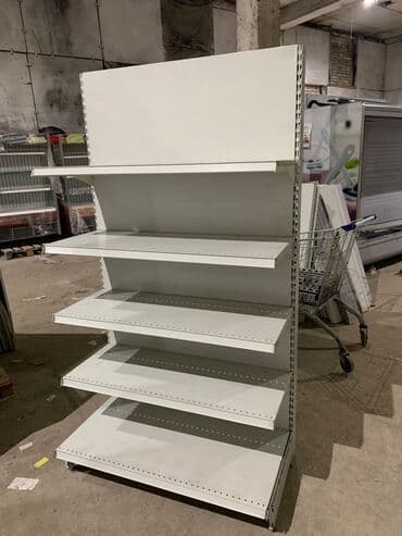 Полки Стеллаж торговый металлический б/у Состояние отличное Размеры