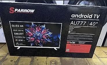 ТВ и видео: Телевизор Sparrow Android TV AU777, 40" - Экран: 40", QLED 4K - — 1