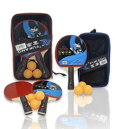 Набор для настольного тенниса FUKANG, включающий две ракетки, три