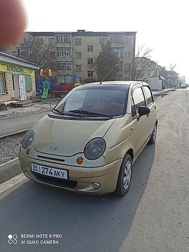 Daewoo Matiz: 2004 г., Механика, Бензин, Хэтчбэк at lalafo.kg Daewoo Matiz: 2004 г., Механика, Бензин, Хэтчбэк