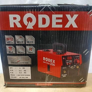 родекс сварка: Сварка полуавтомат RODEX MIG-MMA 200 — инверторный сварочный аппарат — 1
