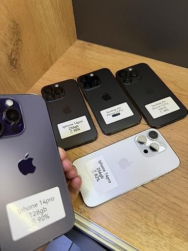 14 pro max: IPhone 14 Pro, 128 ГБ, Deep Purple, 90 % — 3