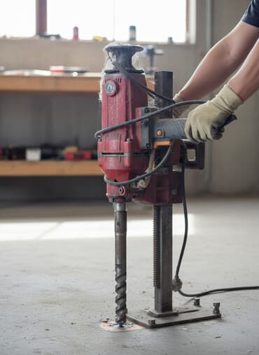 набор кухонных принадлежностей: Алмазная установка для бурения/сверления отверстий по бетону - — 1