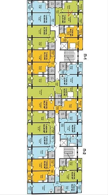 discovery studio: 1 комната, 53 м², Технопарк 7 этаж, ПСО (под самоотделку) — 2
