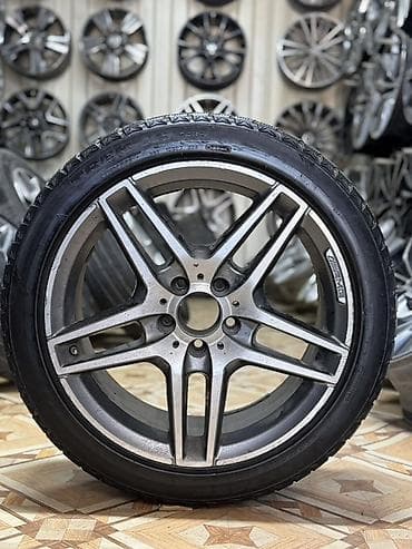 Колеса в сборе 235 / 45 / R 18, Лето, Б/у, Комплект, Легковые, Литые, отверстий - 5