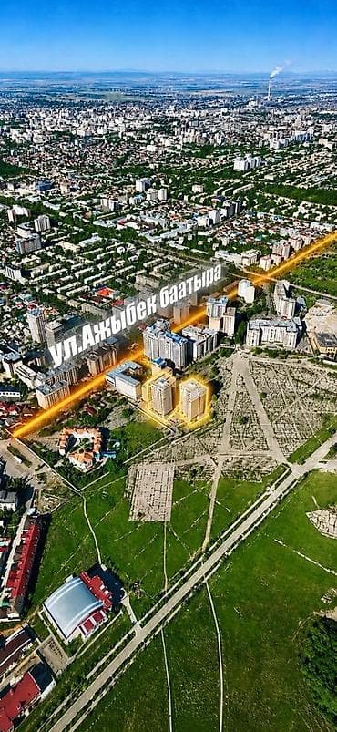 Квартиры: 2 комнаты, 54 м², Ак-Кеме (старый аэропорт) Элитка, 8 этаж, ПСО (под самоотделку) — 2