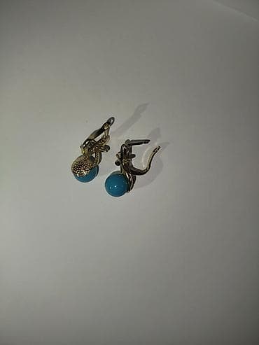 бирюза: Серьги, Женские, Вставка: Бирюза — 3