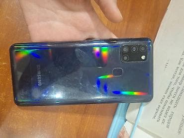 Мобильные телефоны: Samsung Galaxy A21S, Б/у, 64 ГБ, цвет - Черный — 1