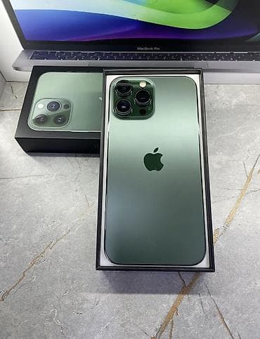IPhone 13 Pro, Б/у, 256 ГБ, Alpine Green, Коробка