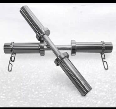 гантели наборные хромированные: Гриф гантельный, предназначенный для использования с наборами весовых — 1