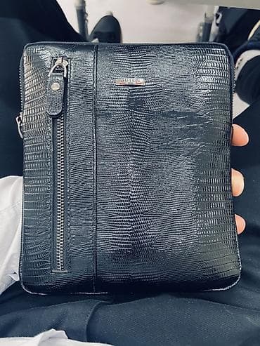 сумка офицерская: Классическая сумка, Butun, Материал: Натуральная кожа, Застежка на молнии, Мужские, Новый — 1