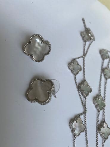 где можно купить обручальные кольца недорого: Комплект: цепочка, серьги ( Ван Клиф — 2