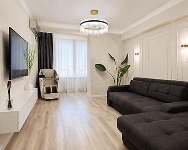 2 комнаты, 76 м², Асанбай мкр Элитка, 13 этаж, Дизайнерский ремонт — 2