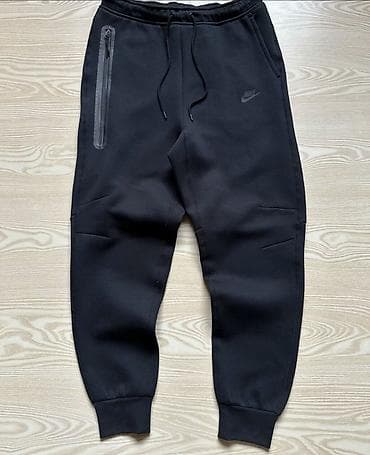штаны tech fleece: Мужские брюки, M, Nike, Новый, цвет - Черный — 2