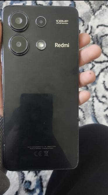 Уюлдук телефондор жана аксессуарлар: Redmi, Redmi Note 13, Колдонулган, 256 ГБ, түсү - Кара, 2 SIM — 7