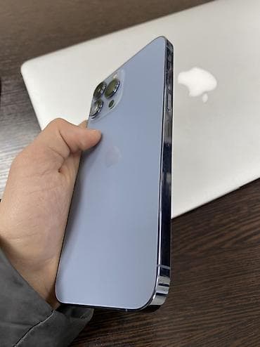ayfon se: IPhone 13 Pro Max, Б/у, 512 ГБ, Sierra Blue, 84 % — 3