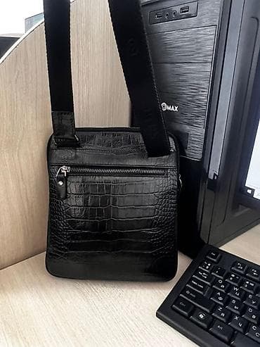 pull and beer: Классическая сумка, Butun, Материал: Натуральная кожа, Регулируемый ремень, Мужские — 3