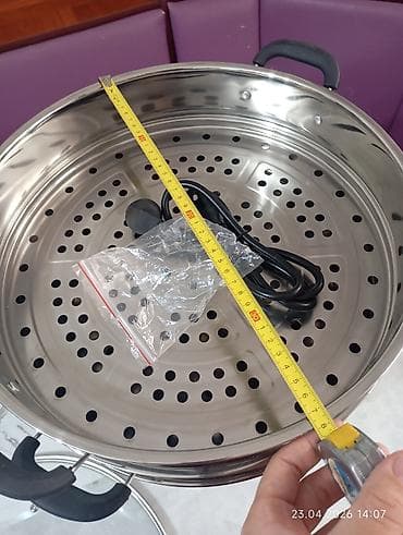 rice cooker: Электрическая многофункциональная пароварка с двумя чашками — 8