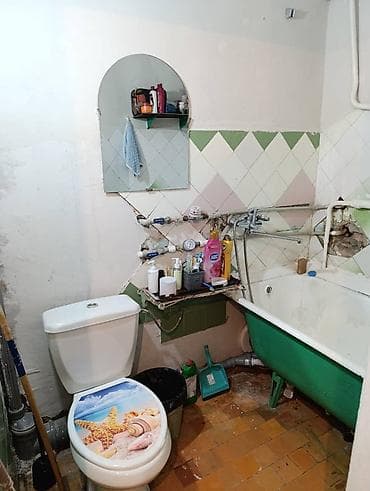 сдаю квартиру 5мкр: 1 комната, 33 м², Хрущевка, 5 этаж, Старый ремонт — 7