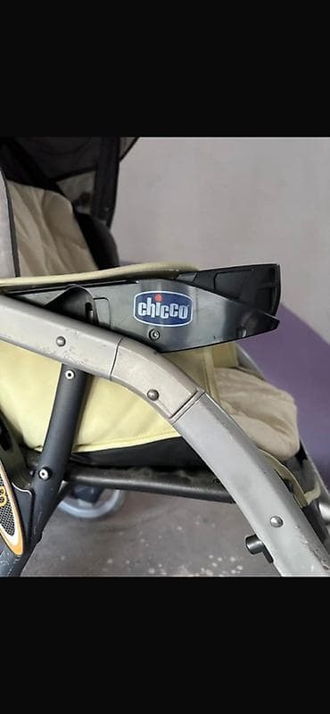 Детский мир: Коляска, Chicco, цвет - Желтый, Б/у, Самовывоз — 4