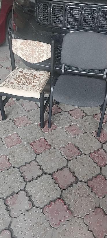 сиденья ikea: Два комплекта по 3 стула. 1) Мягкий стул с тканевой обивкой серого — 2