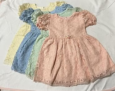 Детское платье, цвет - Голубой, Новый at lalafo.kg Детское платье, цвет - Голубой, Новый
