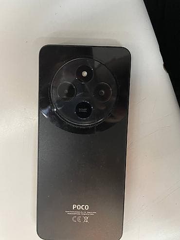 Poco C75 5G, Б/у, 256 ГБ, цвет - Черный, 2 SIM