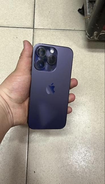 phone 14: IPhone 14 Pro, 256 ГБ, Deep Purple, Кабель, 82 % — 1