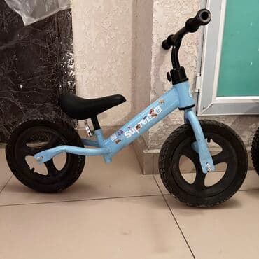 детский эндуро: Беговел для детей - Цвет: нежно-голубой - Лёгкая стальная рама - — 1